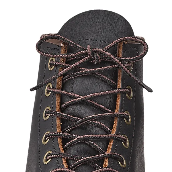 32-Inch Black/Brown Taslan Boot Laces 97159 - Image 2