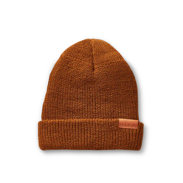 Unisex Merino Wool Knit Hat in Copper 97498