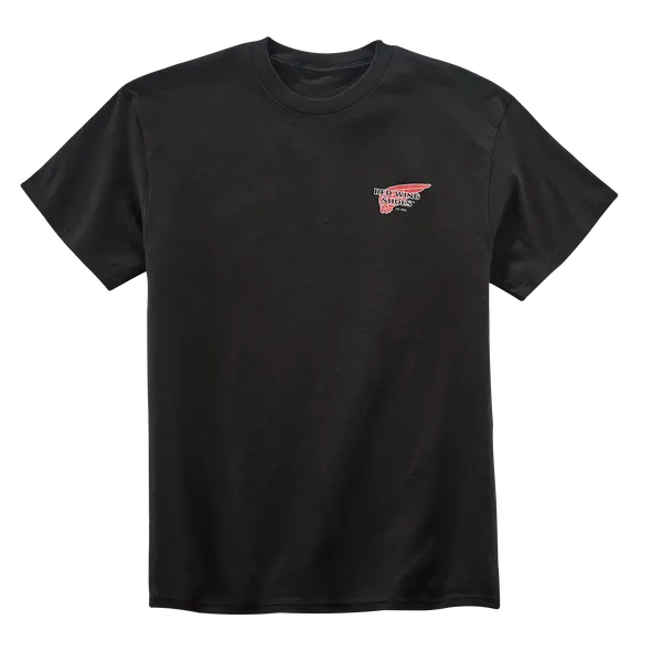 Unisex Red Wing Shoes Logo T-Shirt in Black 97611
