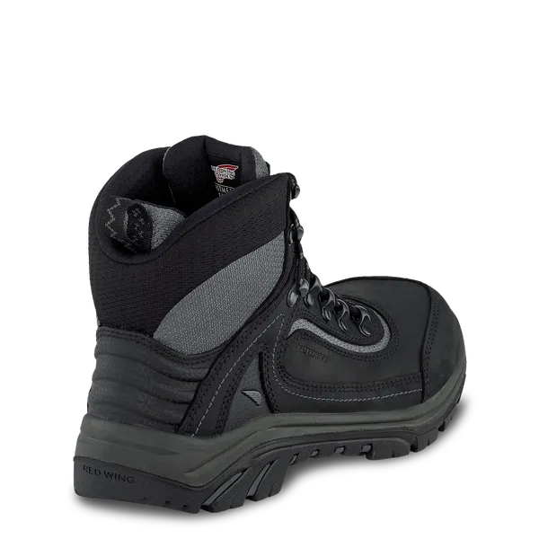 Women's Tradeswoman 6-inch Waterproof Safety Toe Boot Black 2345 - Image 2