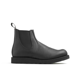 Men's Classic Chelsea in Black Leather 3194