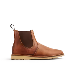 Men's Weekender Chelsea Boot in Brown Leather 3311