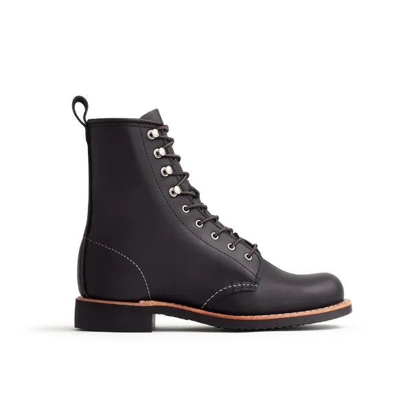 Women's Silversmith Short Boot in Black Leather 3361