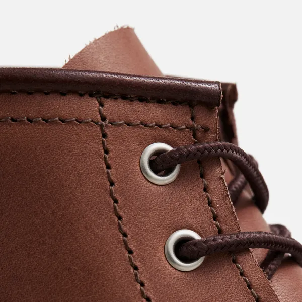 Women's 6-Inch Classic Moc Short Boot in Mocha Leather 3426 - Image 8