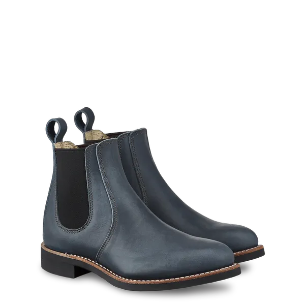 Women's 6-Inch Chelsea in Blue Leather 3454 - Image 2