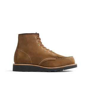 Women's 6-Inch Classic Moc Short Boot in Olive Leather 3377