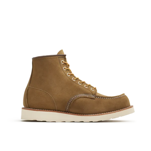 Men's Classic Moc 6-Inch Boot in Olive Leather 8881