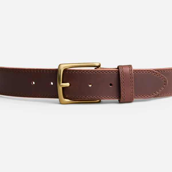 Men's Belt in Brown Frontenac Leather 96524 - Image 2