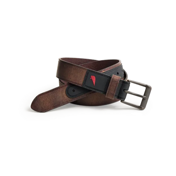 Men's Leather Belt in Brown