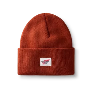 Unisex Knit Watch Hat in Rust 97487