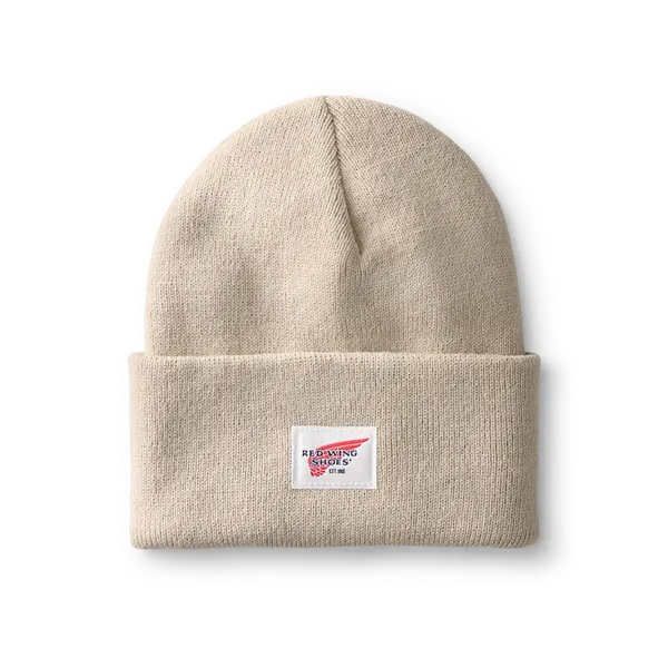 Unisex Cuffed Beanie Hat in Stone 98054