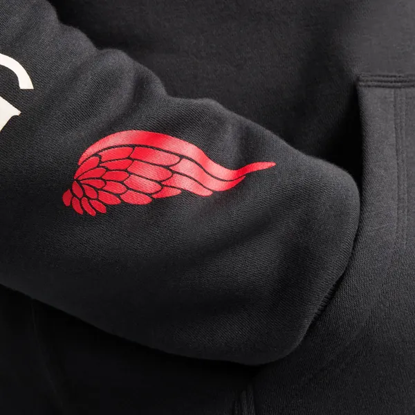 Men's Classic Hoodie in Black 98480 - Image 8