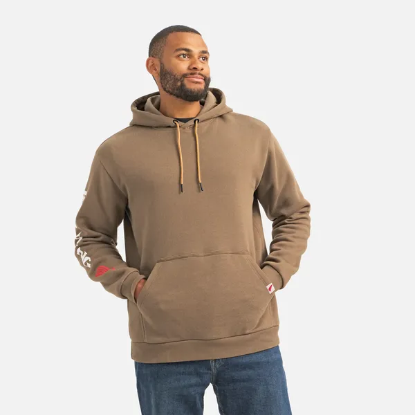 Men's Classic Hoodie in Brown 98482 - Image 2