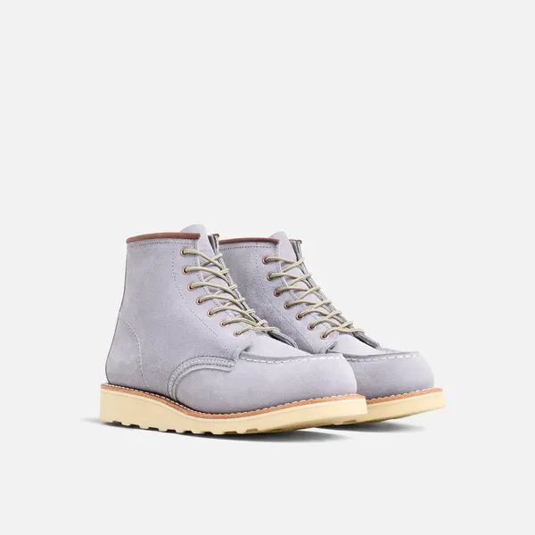 Women's 6-Inch Classic Moc Short Boot in Lavender Leather 3300 - Image 3