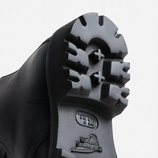 Women's Porter Moc in Black Boundary Leather 3497 - Image 8