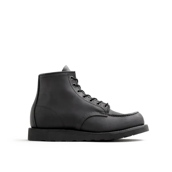 Men's Classic Moc 6-Inch Boot in Black Leather 8074