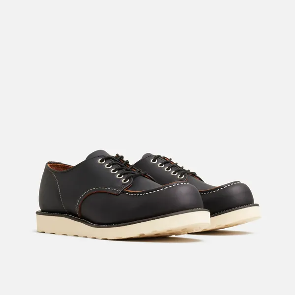 Men's Shop Moc Oxford in Black Prairie Leather 8090 - Image 3