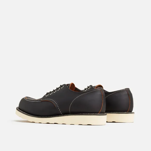 Men's Shop Moc Oxford in Black Prairie Leather 8090 - Image 4