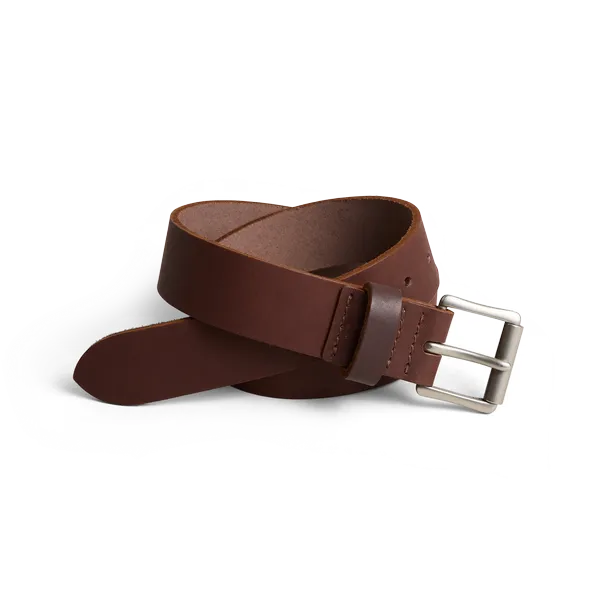 Men's Belt in Amber Pioneer Leather