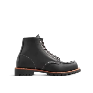 Men's Roughneck Boot in Black Oil Slick Leather 2949